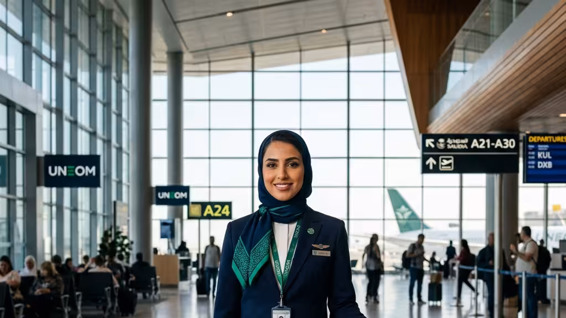 Saudi Aviation Uniforms and Cultural Identity at Altitude