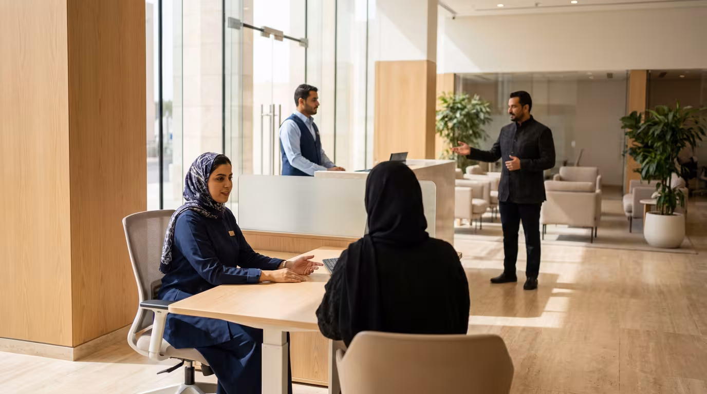 Bank Staff Uniform in Saudi Arabia: Tellers, Relationship Managers and Branch Identity