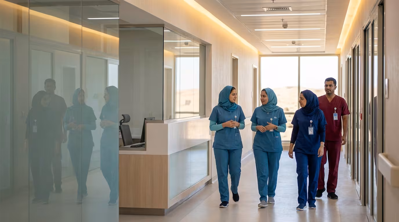 Hospital Scrub Colour Policy by Department: Who Wears What in a Saudi Hospital