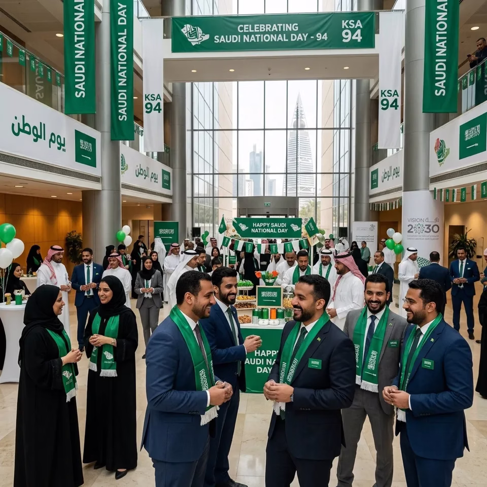 Saudi National Day Corporate Uniforms: Branding, Heritage, and the Green Deployment