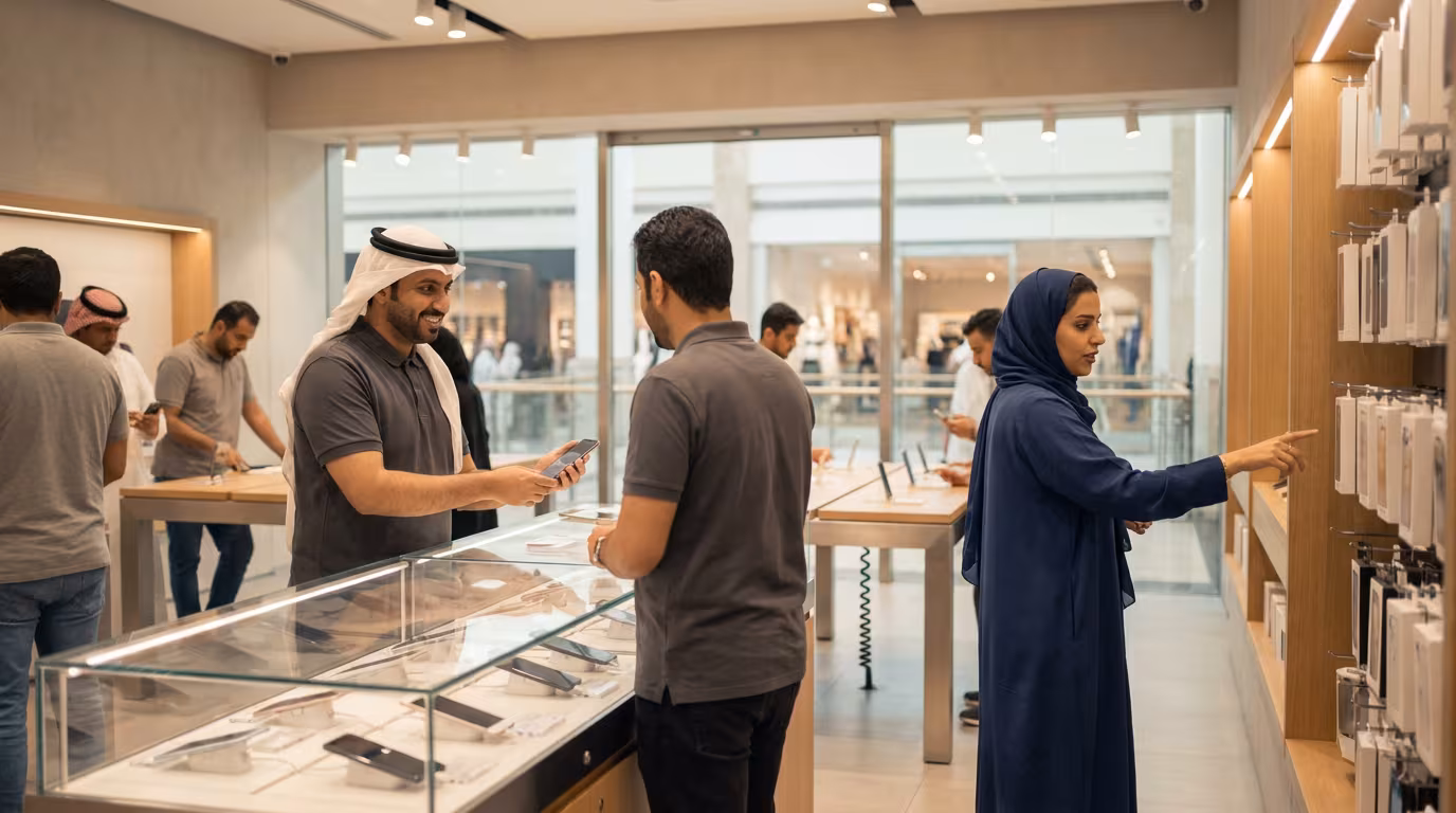 Telecom Store Staff Uniform Programs for Saudi Branch Networks