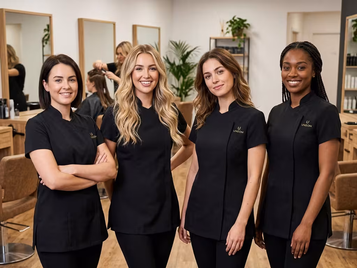After — Luxury Salon Chain Uniform Standardisation