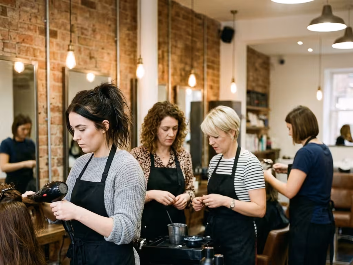 Before — Luxury Salon Chain Uniform Standardisation