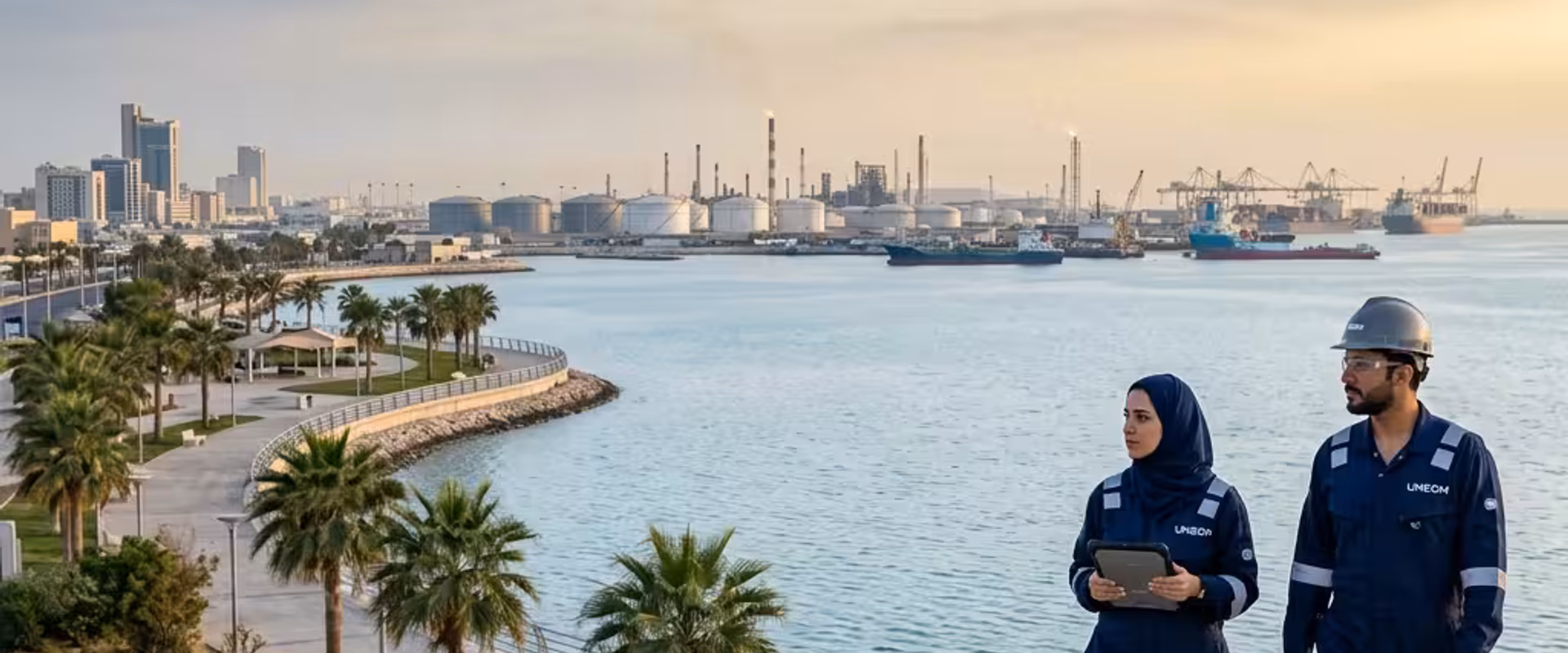 UNEOM uniforms serving Dammam, Eastern Province