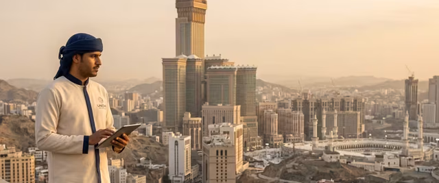 UNEOM uniforms serving Mecca, Makkah Province